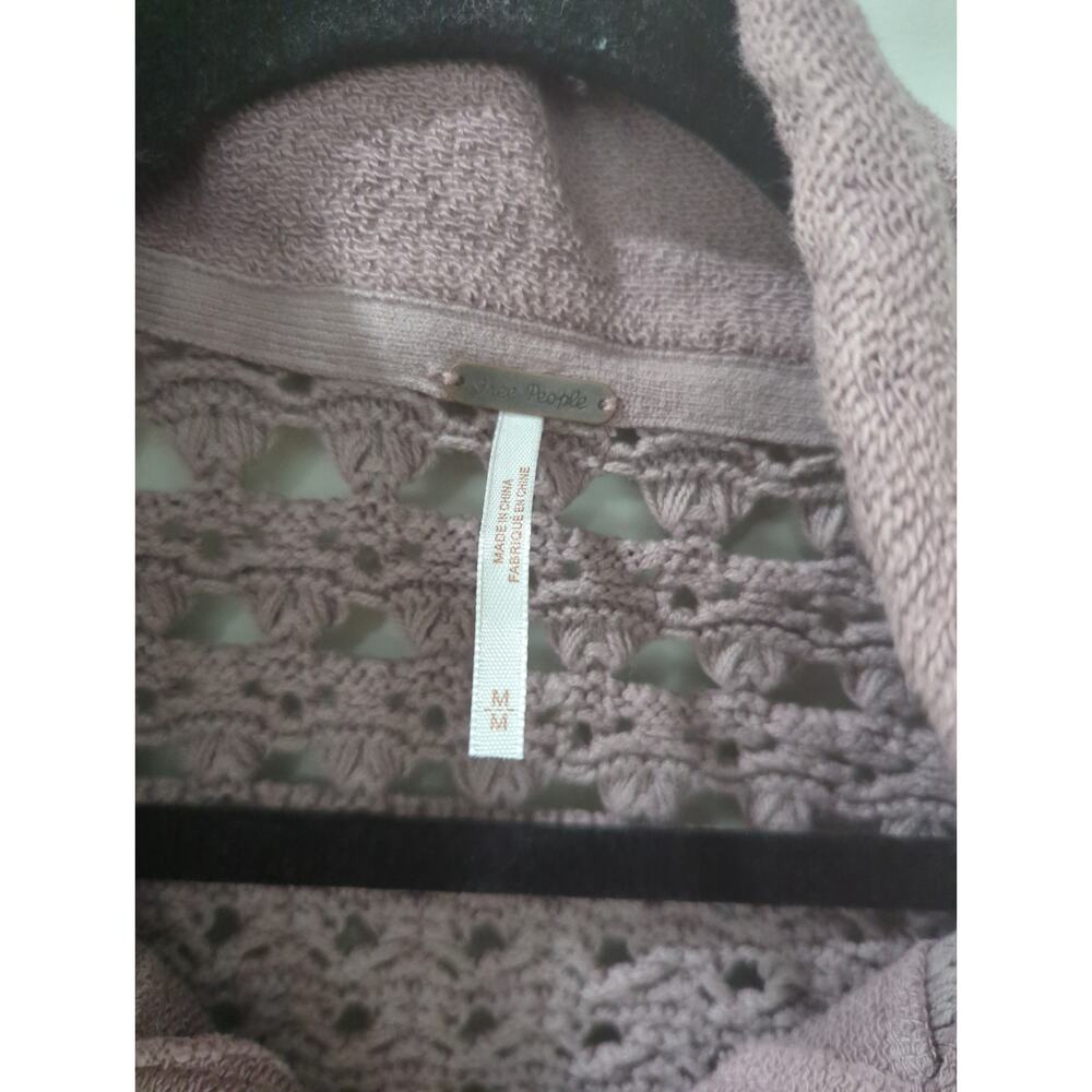 Free People Dune Bug Crochet Cardigan Jacket NWT - Picture 4 of 7